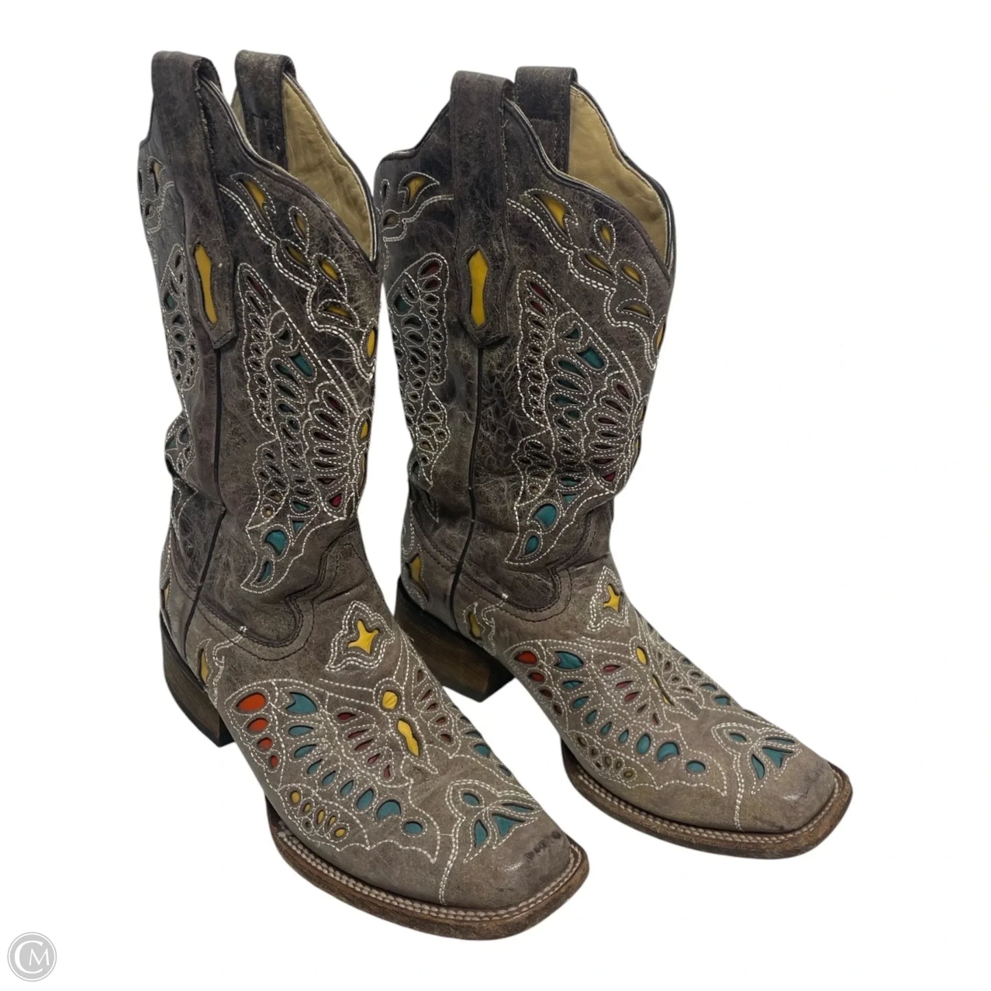 Boots Western By Corral In Taupe, Size: 8.5