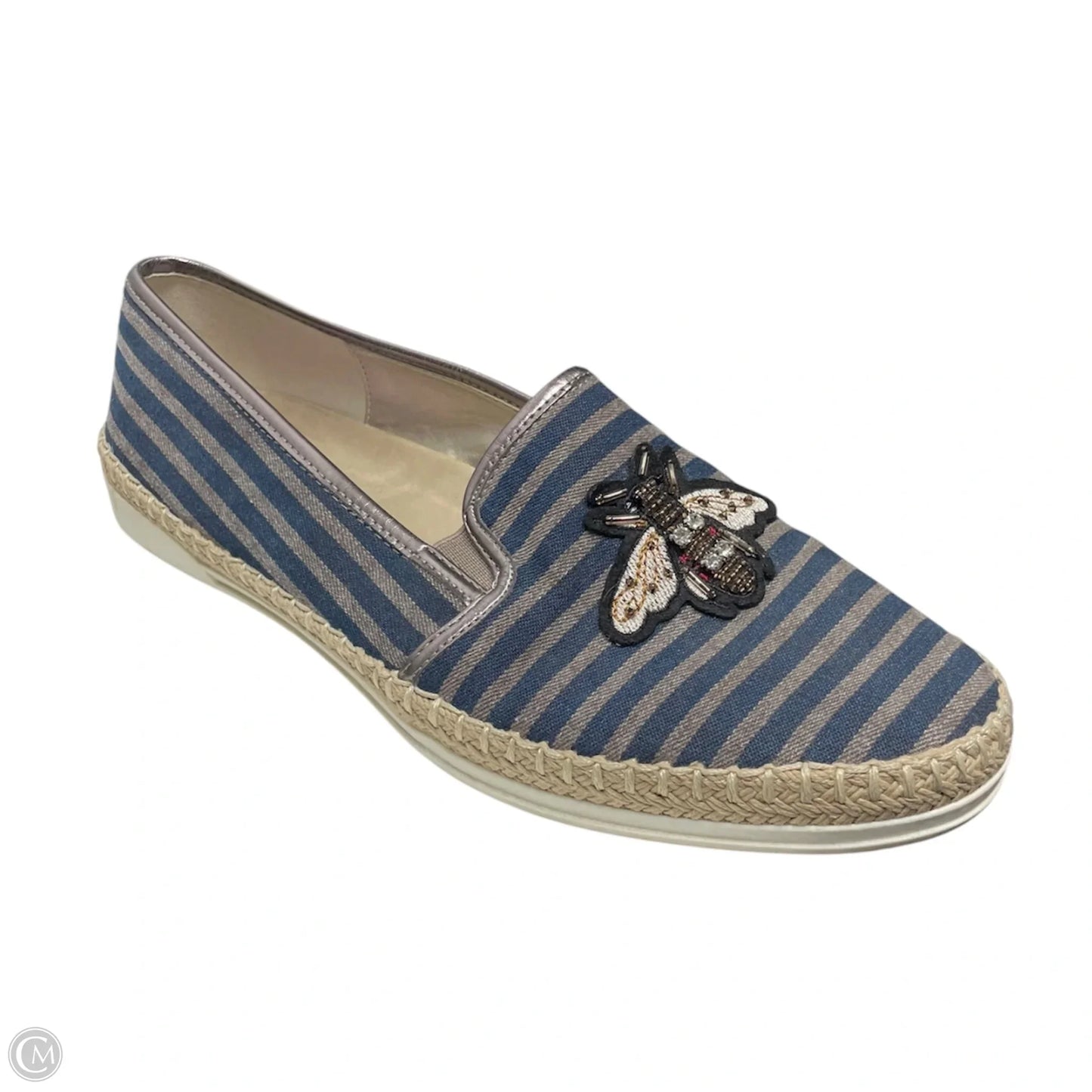 Shoes Flats By Anne Klein In Striped Pattern, Size: 10