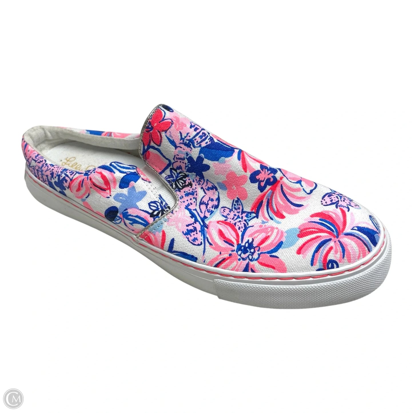 Shoes Designer By Lilly Pulitzer In Blue & Pink, Size: 10