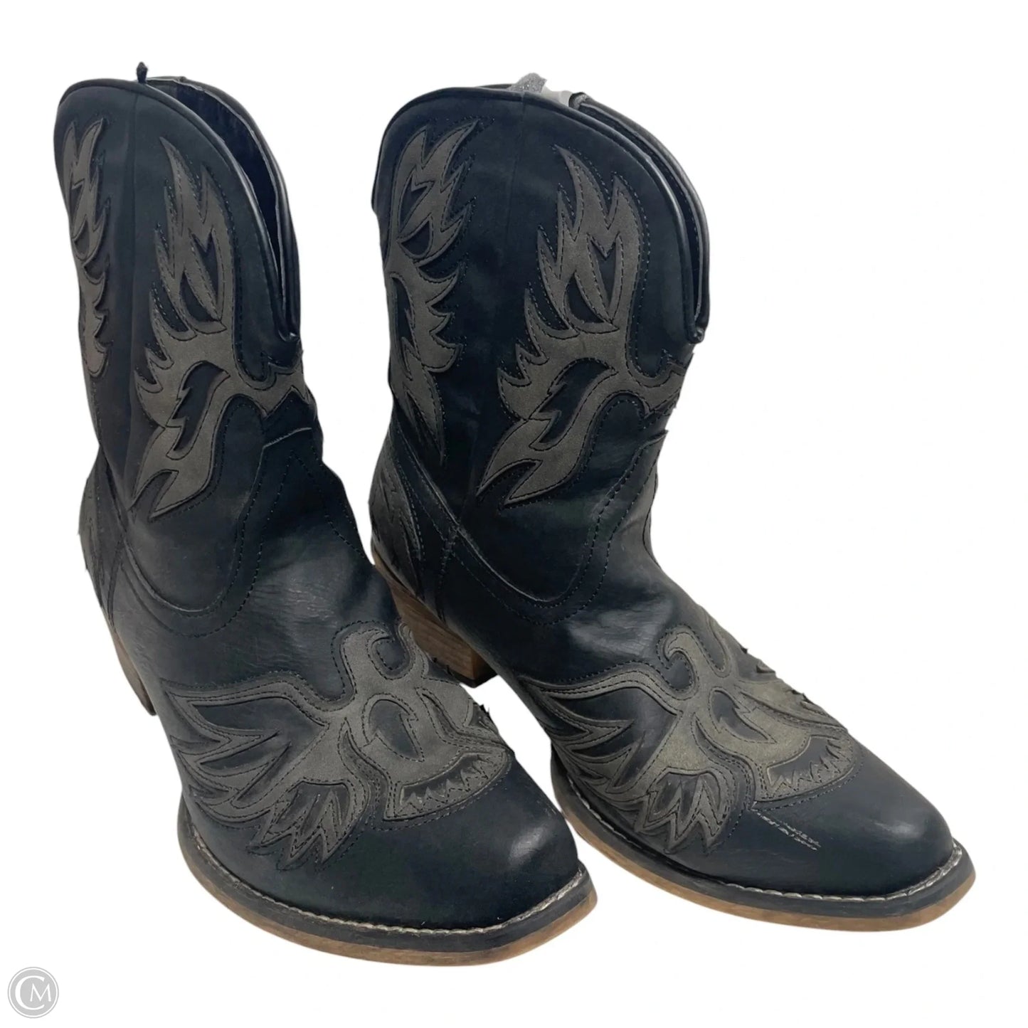 Boots Western By Roper In Grey, Size: 9.5