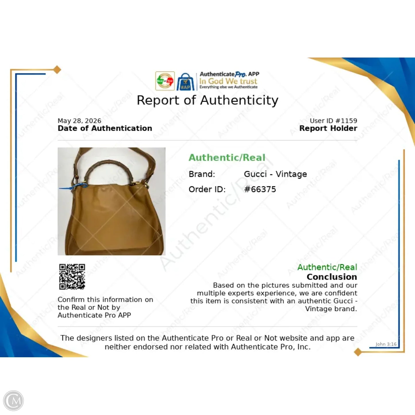 Handbag Luxury Designer By Gucci, Size: Medium