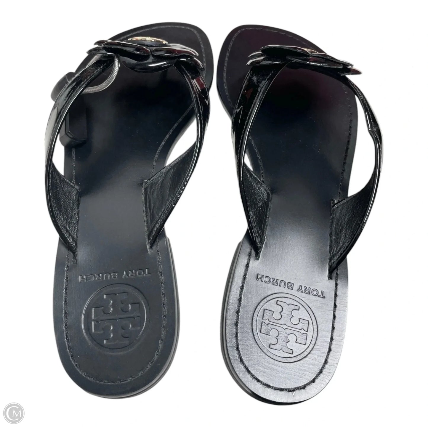 Sandals Designer By Tory Burch In Black, Size: 6.5