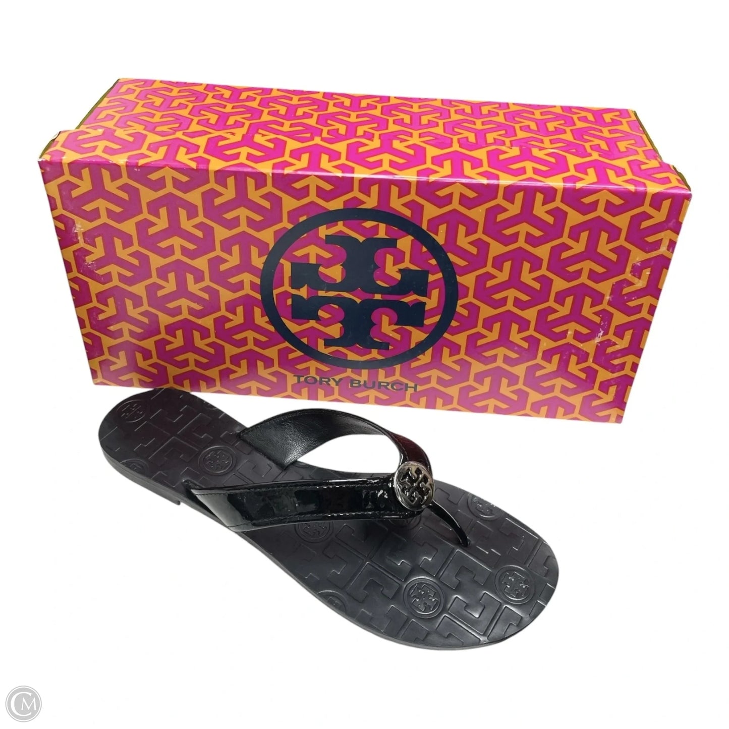 Sandals Designer By Tory Burch In Black, Size: 7