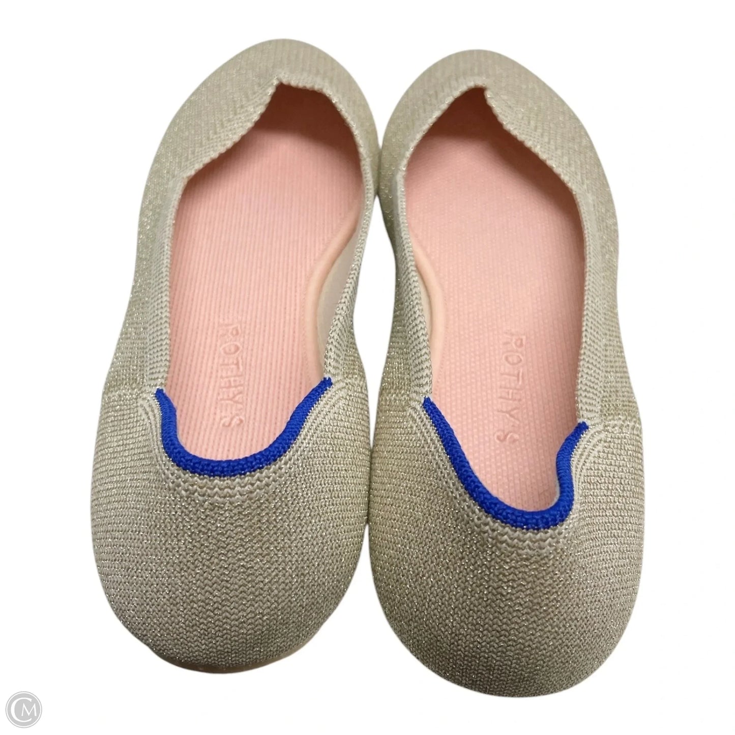 Shoes Flats By Rothys In Gold, Size: 10.5