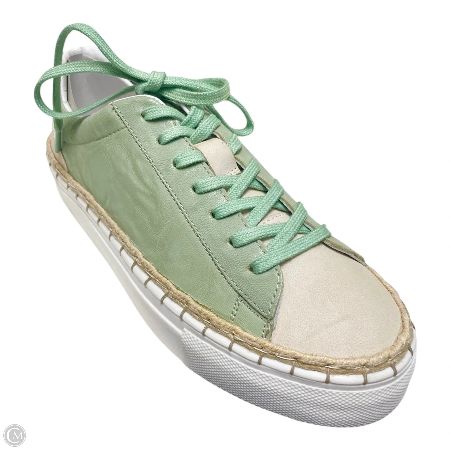 Shoes Flats By Free People In Green & Tan, Size: 7