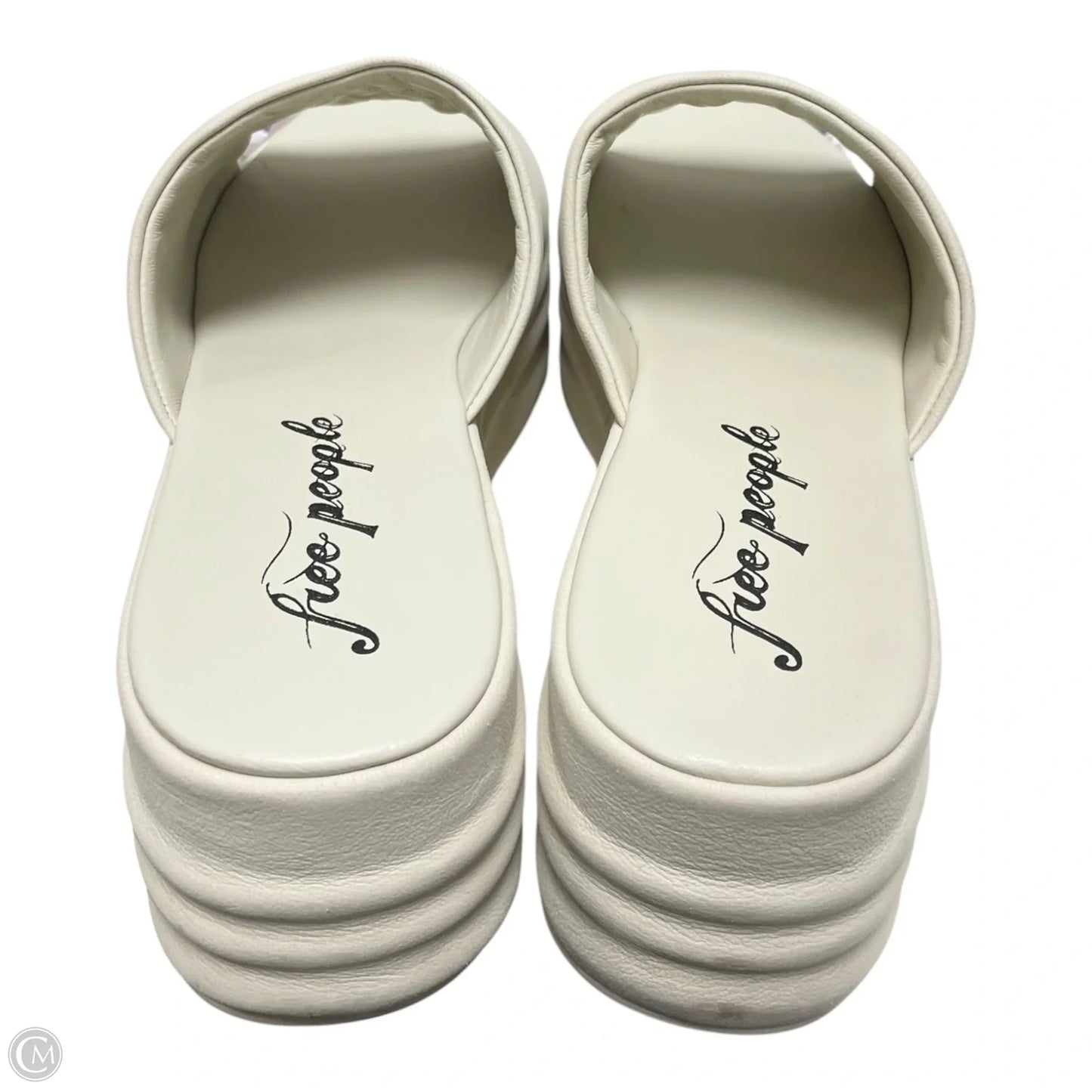 Sandals Heels Platform By Free People In Cream, Size: 9