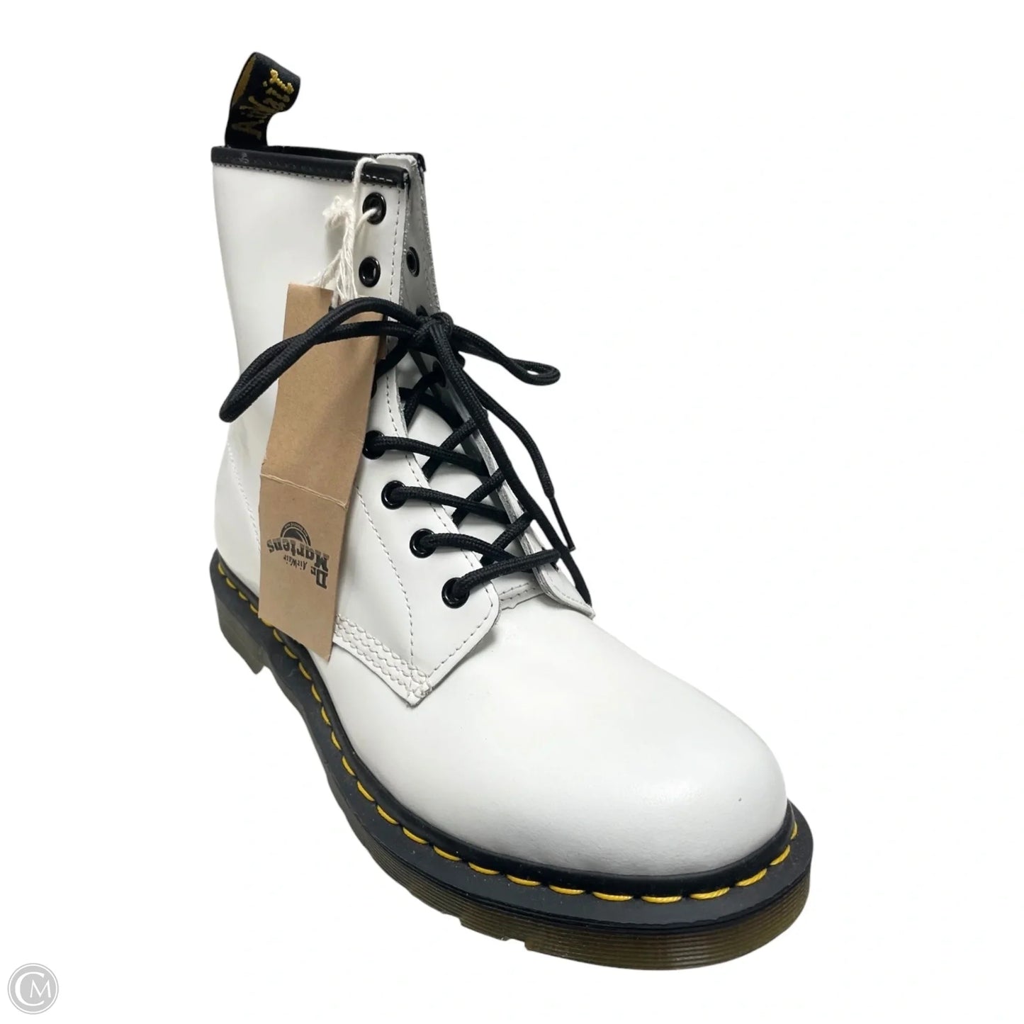 Boots Combat By Dr Martens In White, Size: 10