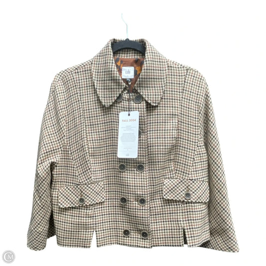 Blazer By Cabi In Plaid Pattern, Size: L