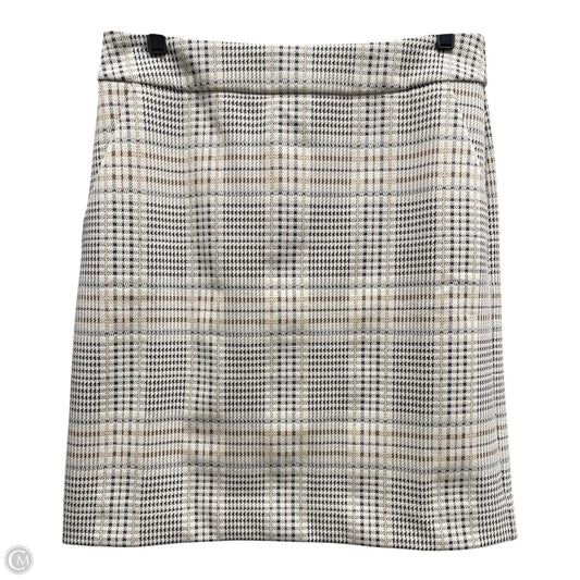 Skirt Mini & Short By Cabi In Plaid Pattern, Size: 8