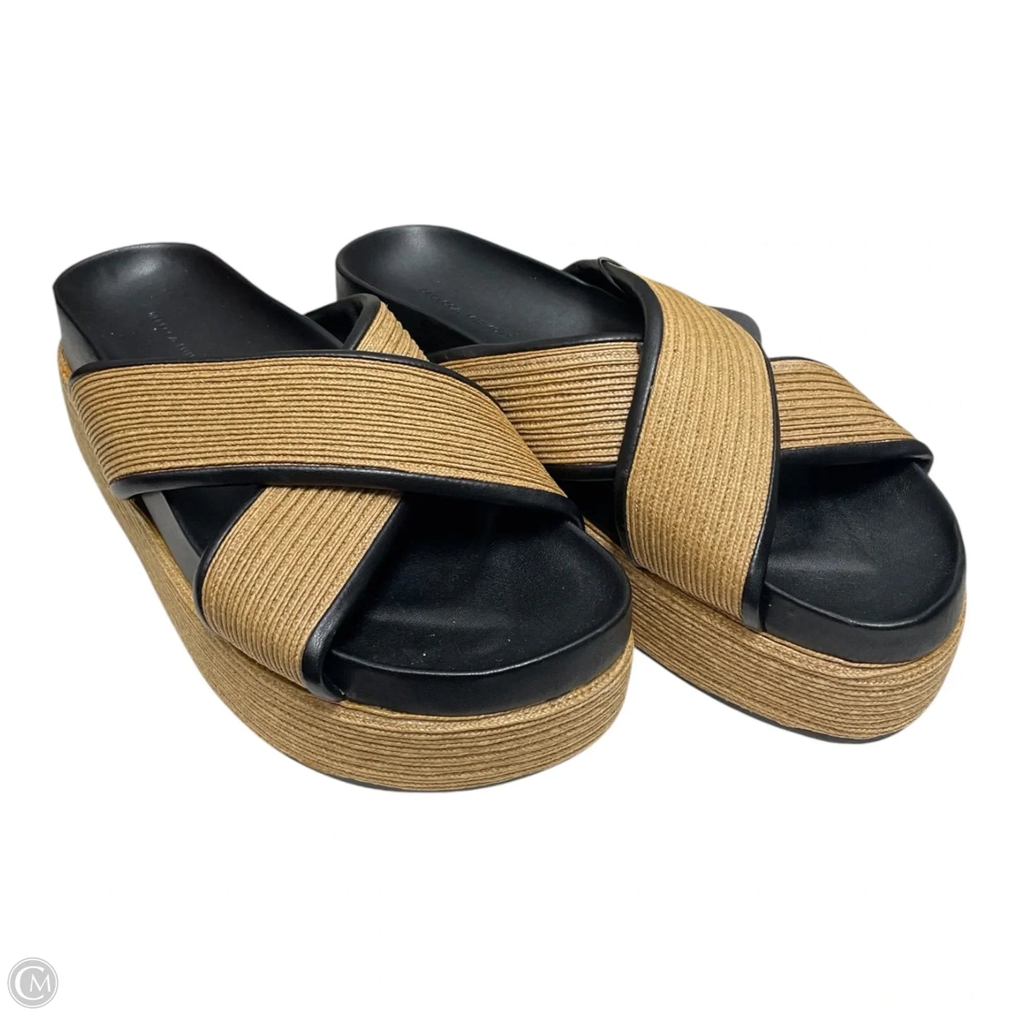 Sandals Designer By Rebecca Minkoff In Tan, Size: 8.5