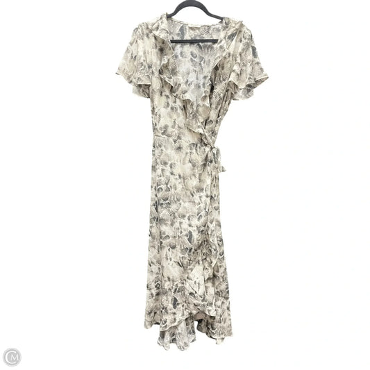 Dress Casual Midi By Miss Me In Snakeskin Print, Size: L