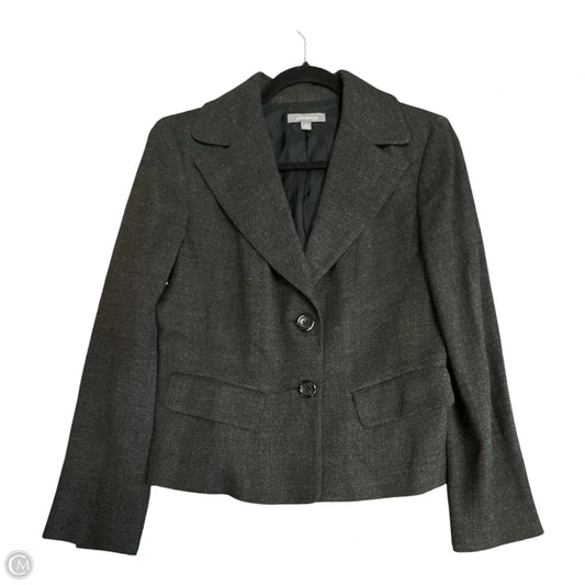 Blazer By Ann Taylor In Grey, Size: 4