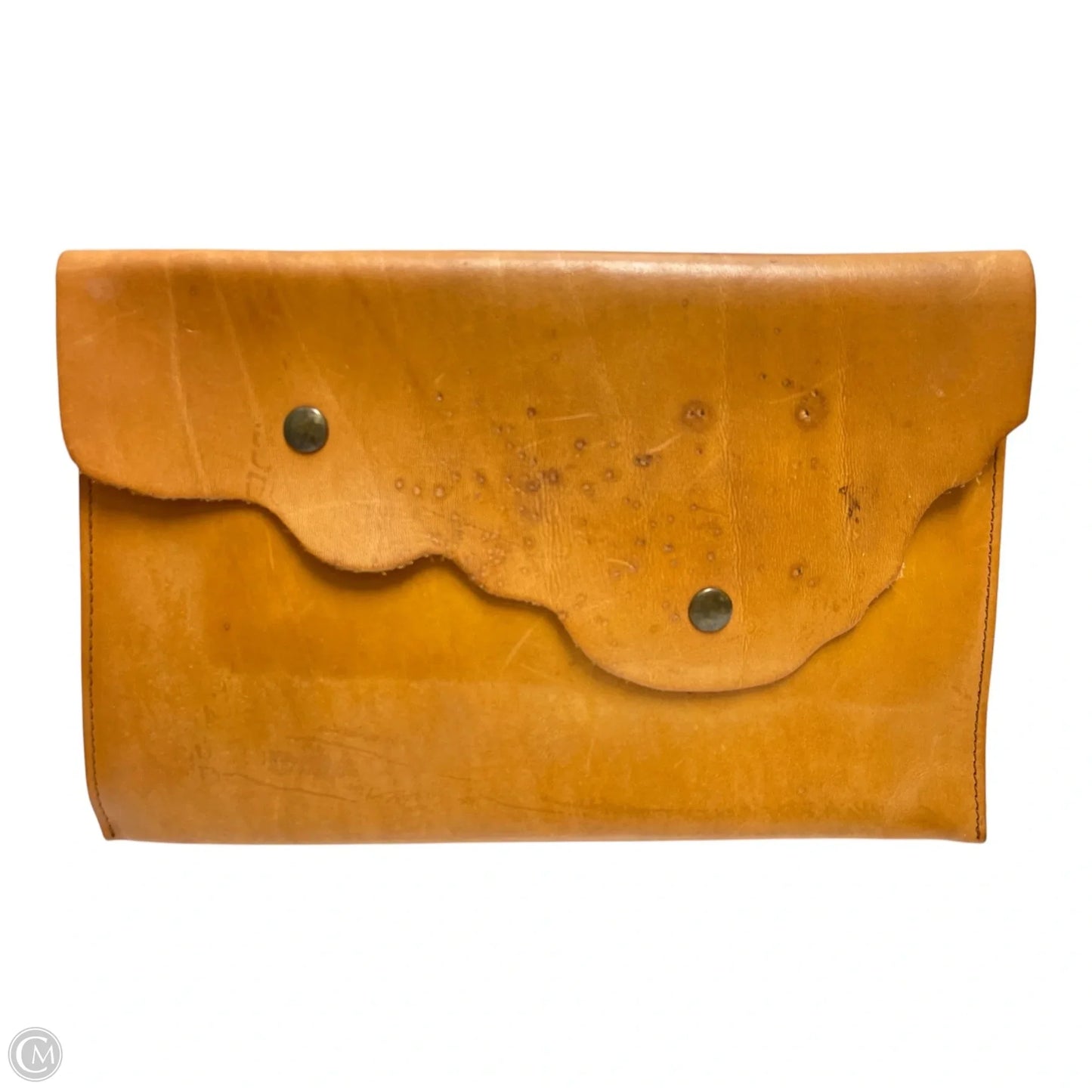 Clutch Leather By PRATESI FLORENTINE, Size: Medium
