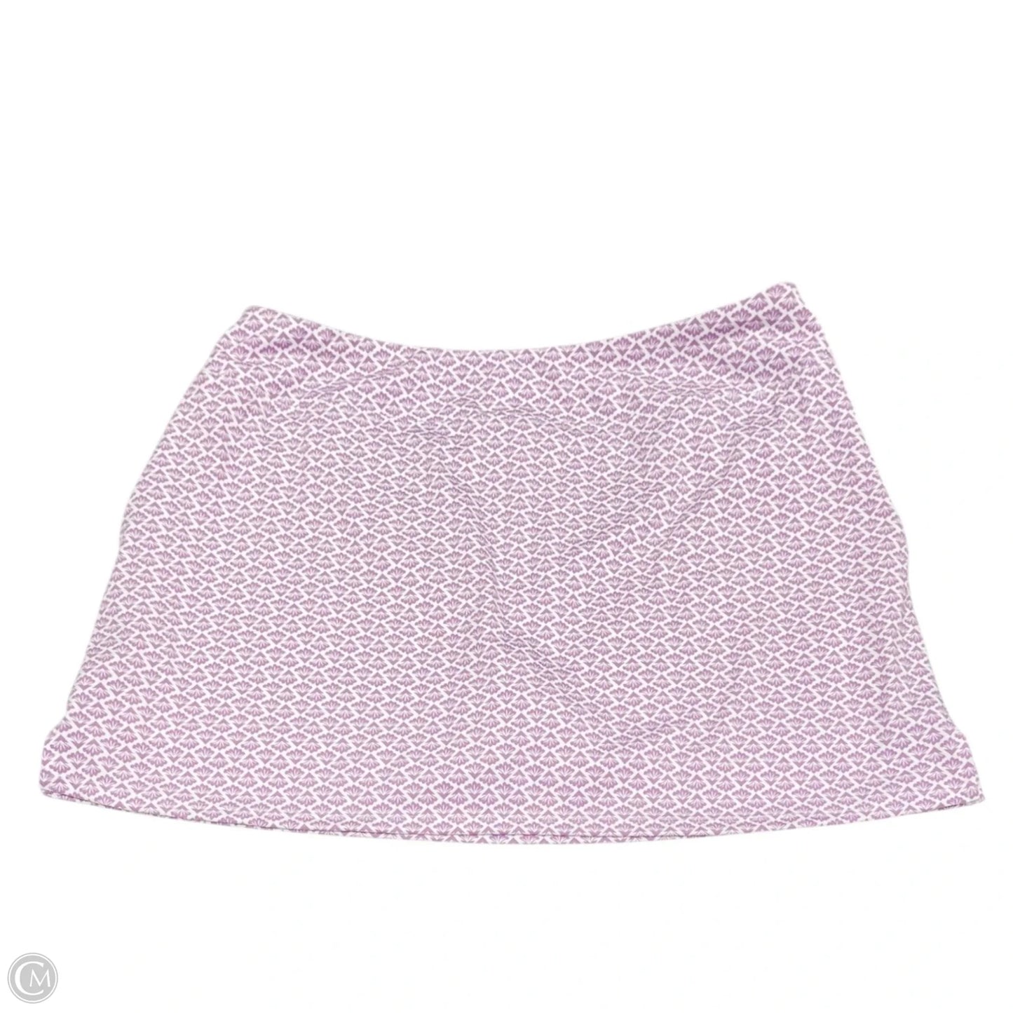 Athletic Skort By Sigrid Olsen In Purple & White, Size: Xl