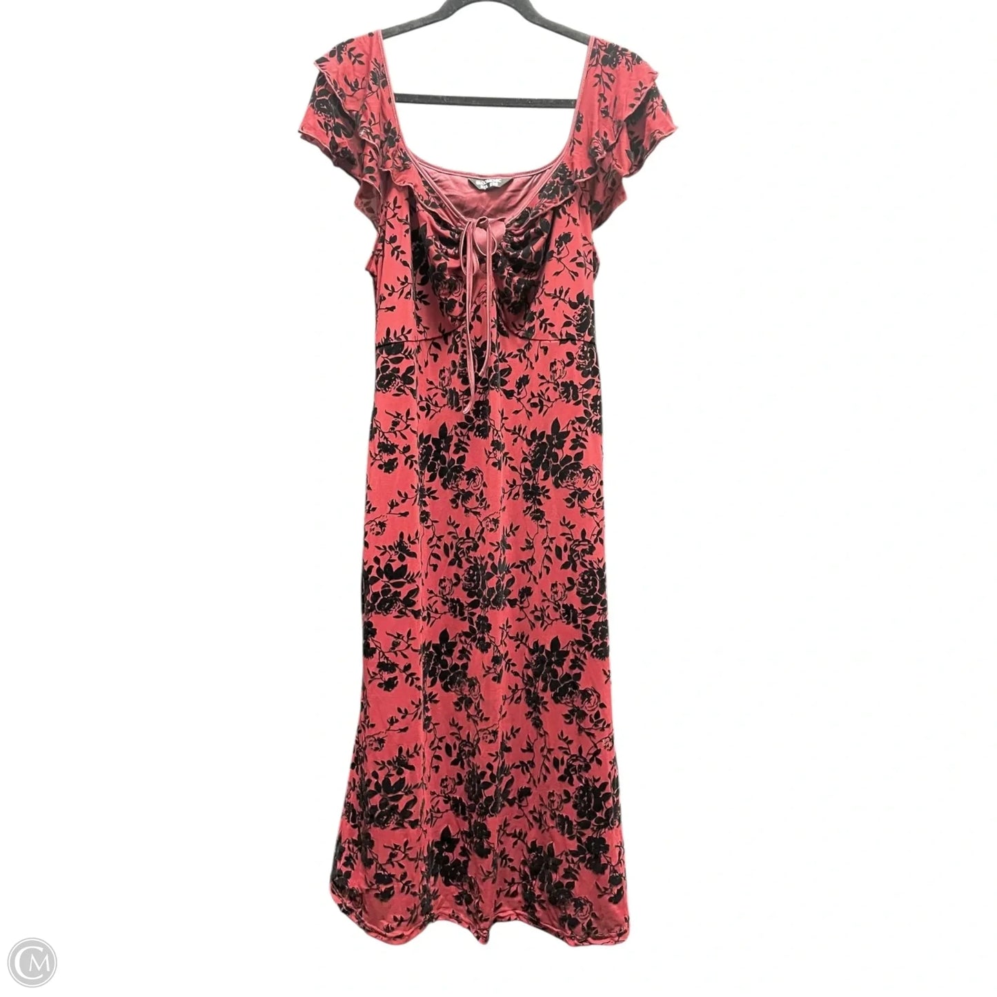 Dress Party Midi By Bloomchic In Maroon, Size: 16