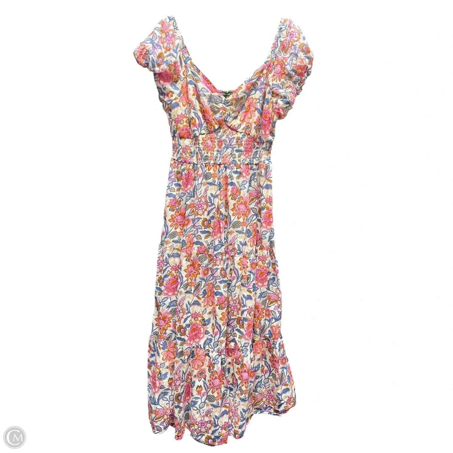Dress Casual Midi By MEADOW RHODES In Floral Print, Size: Xl