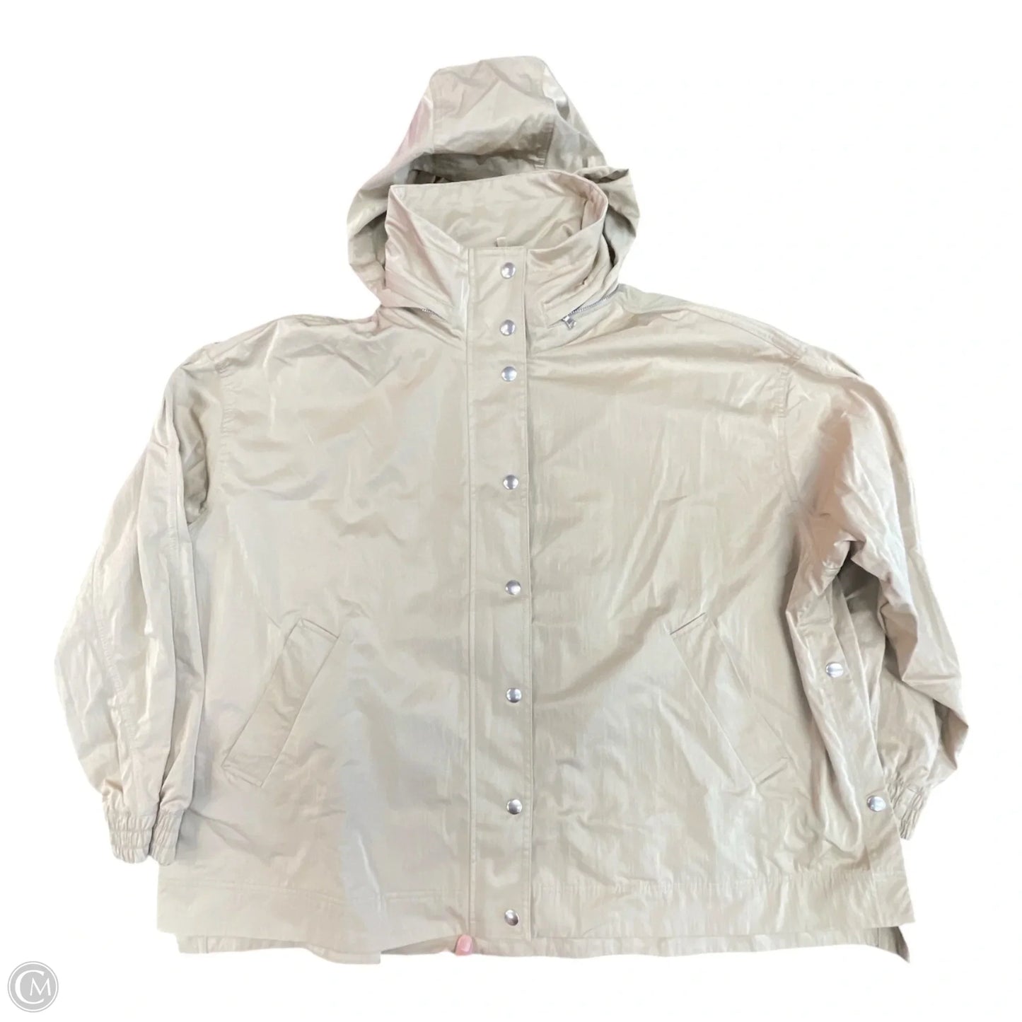 Jacket Windbreaker By Lou And Grey In Tan, Size: M