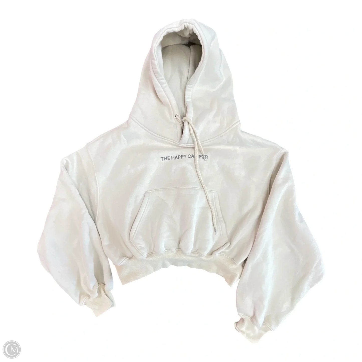 Sweatshirt Hoodie By THE HAPPY CAMP3R In Tan, Size: M