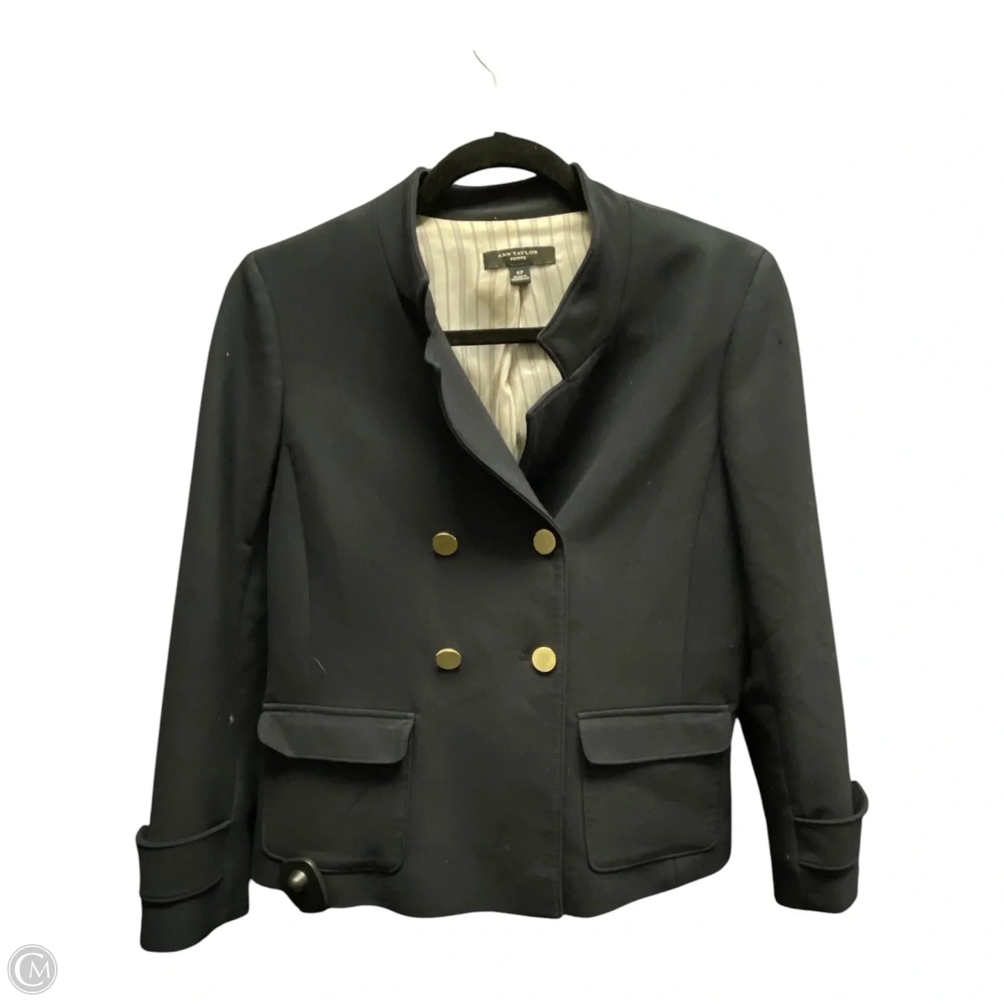 Blazer By Ann Taylor In Navy, Size: 6p