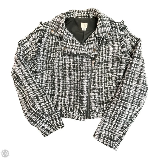 Blazer By A New Day In Black & White, Size: Xs