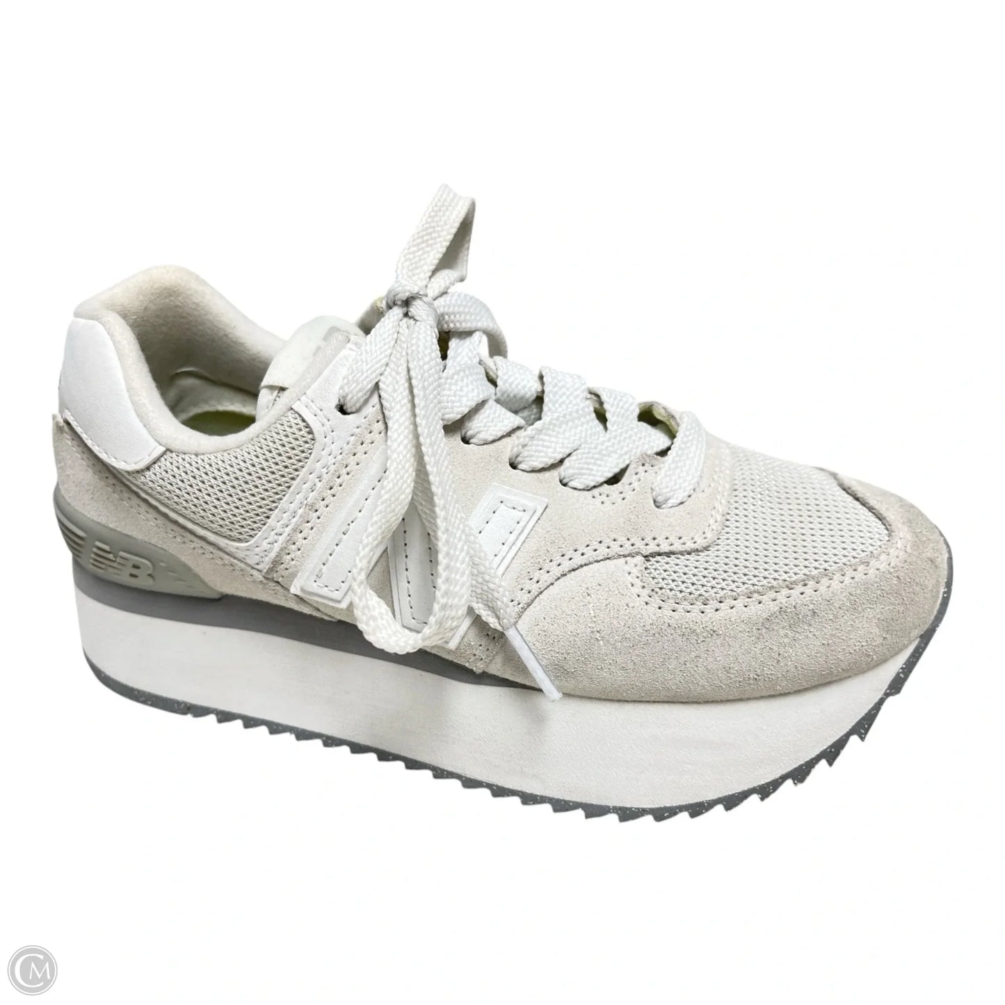 Shoes Athletic By New Balance In White, Size: 6.5