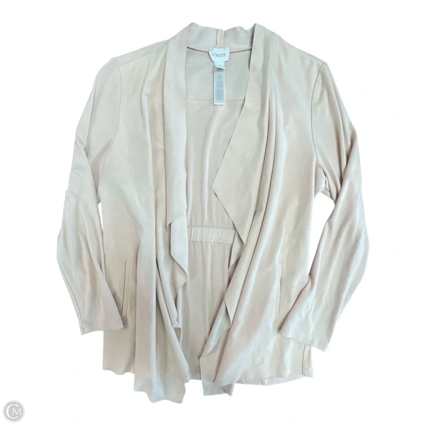 Cardigan By Chicos In Peach, Size: L
