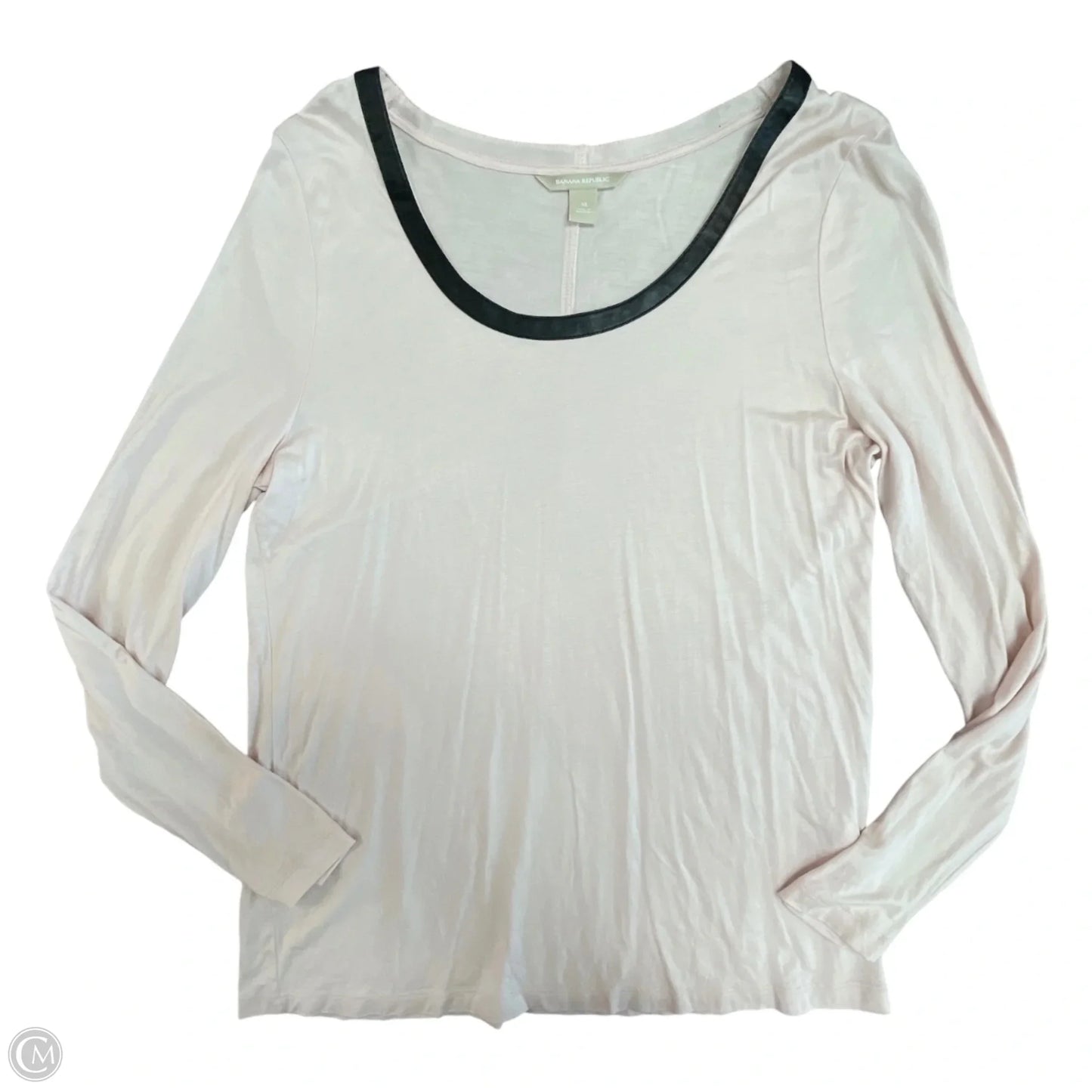 Top Long Sleeve By Banana Republic In Pink, Size: Xl
