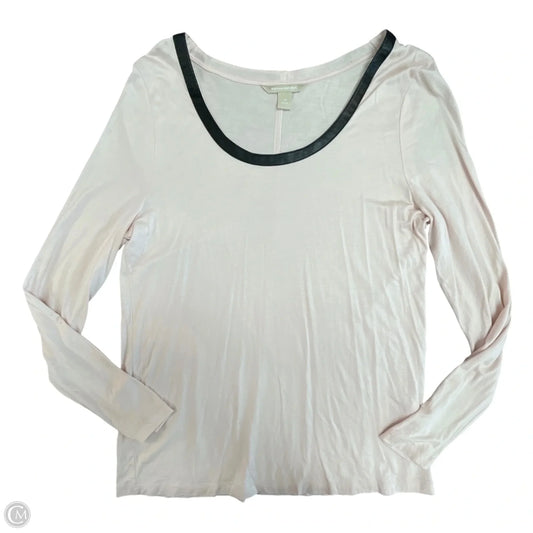 Top Long Sleeve By Banana Republic In Pink, Size: Xl