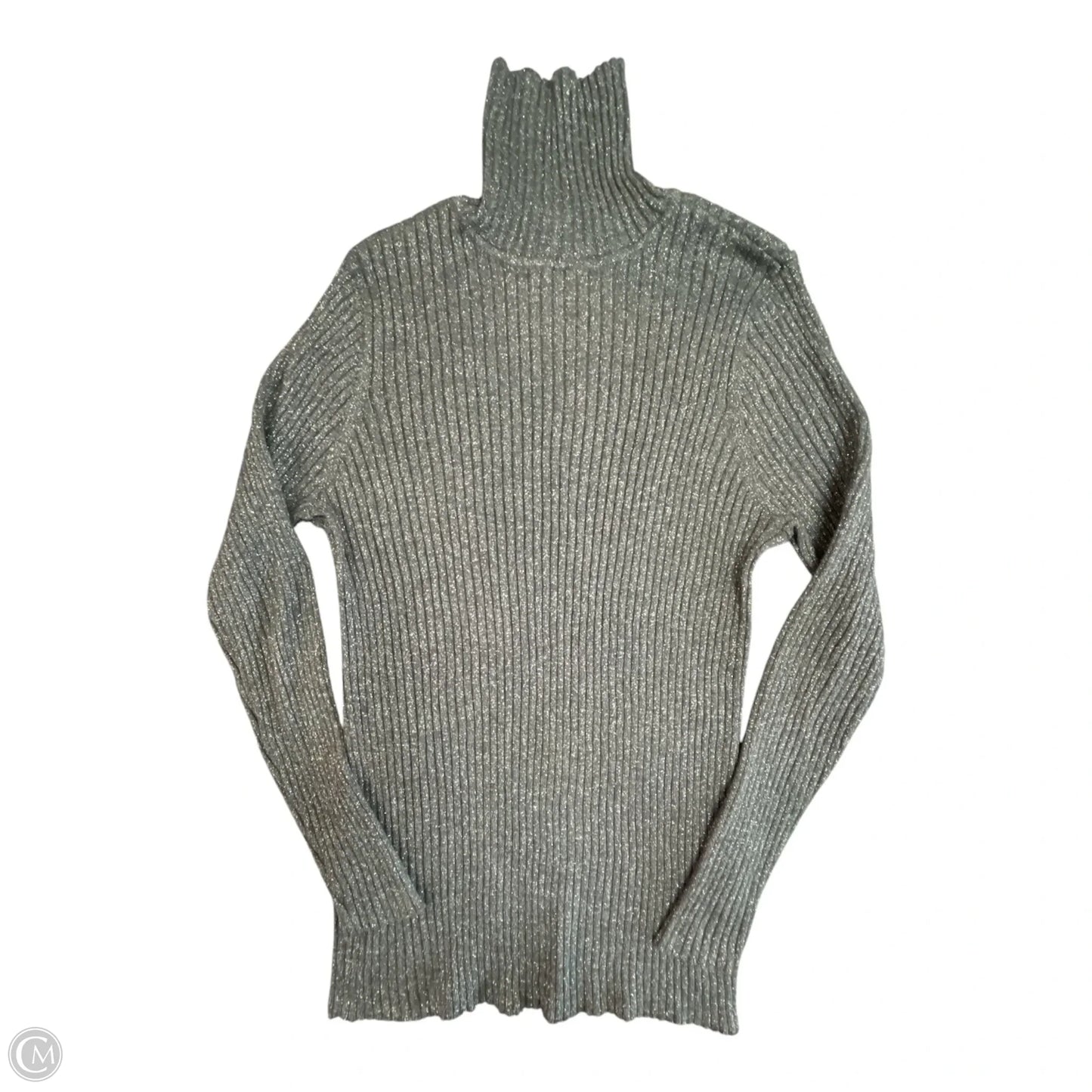 Sweater By Chicos In Grey, Size: L