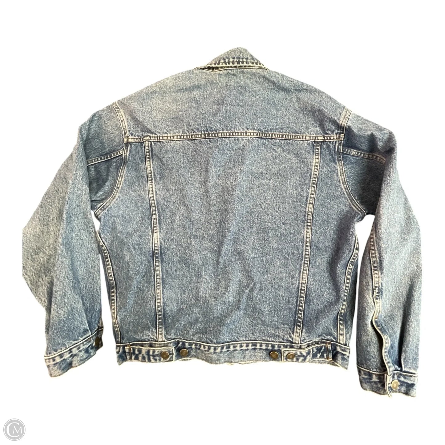 Jacket Denim By Gap In Blue Denim, Size: L