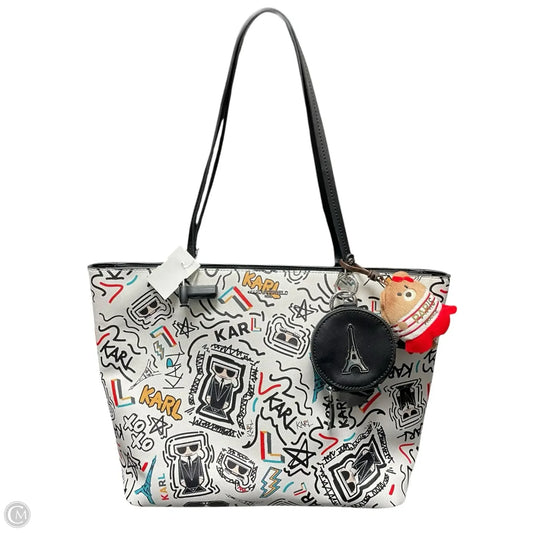 Tote Designer By Karl Lagerfeld, Size: Large