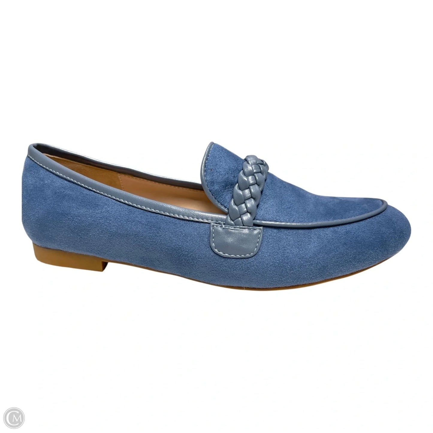 Shoes Flats By Clothes Mentor In Blue, Size: 7.5