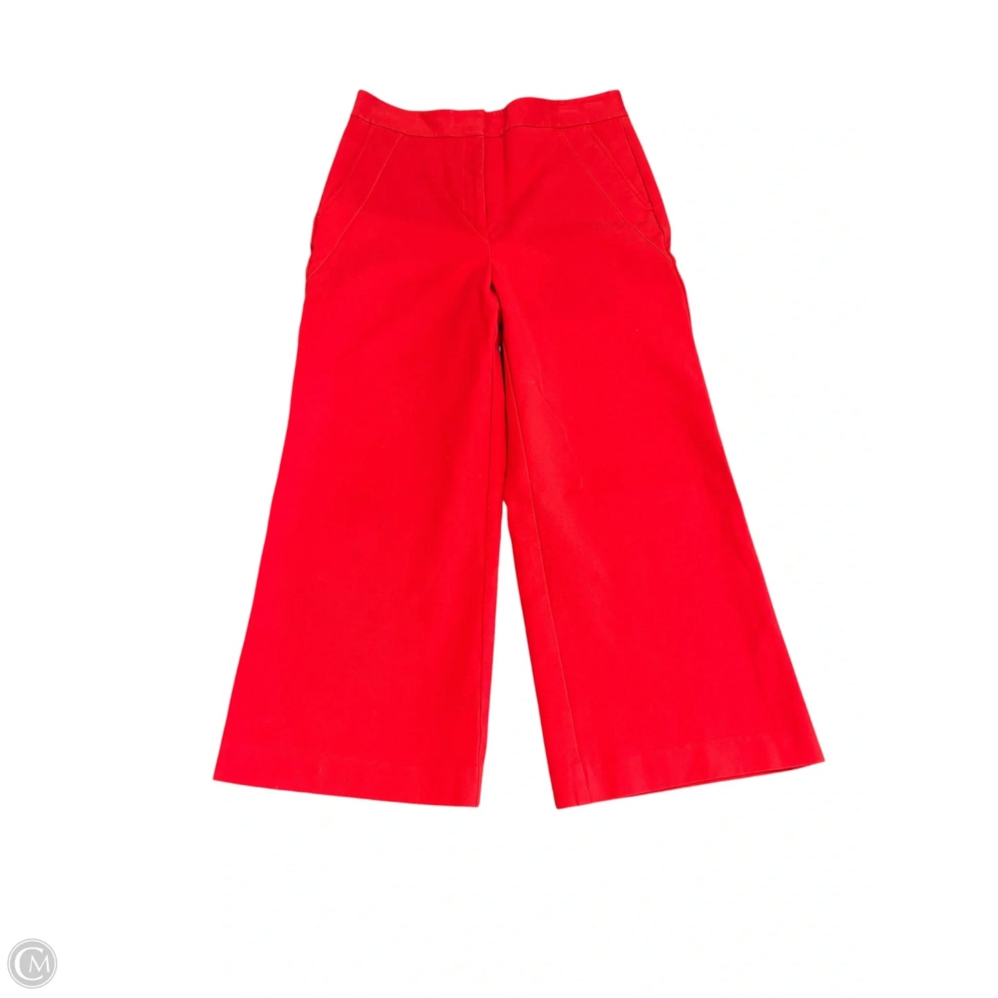 Pants Cropped By Ann Taylor In Red, Size: 4