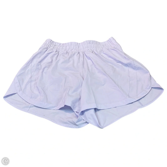 Athletic Shorts By Lululemon In Purple, Size: 12