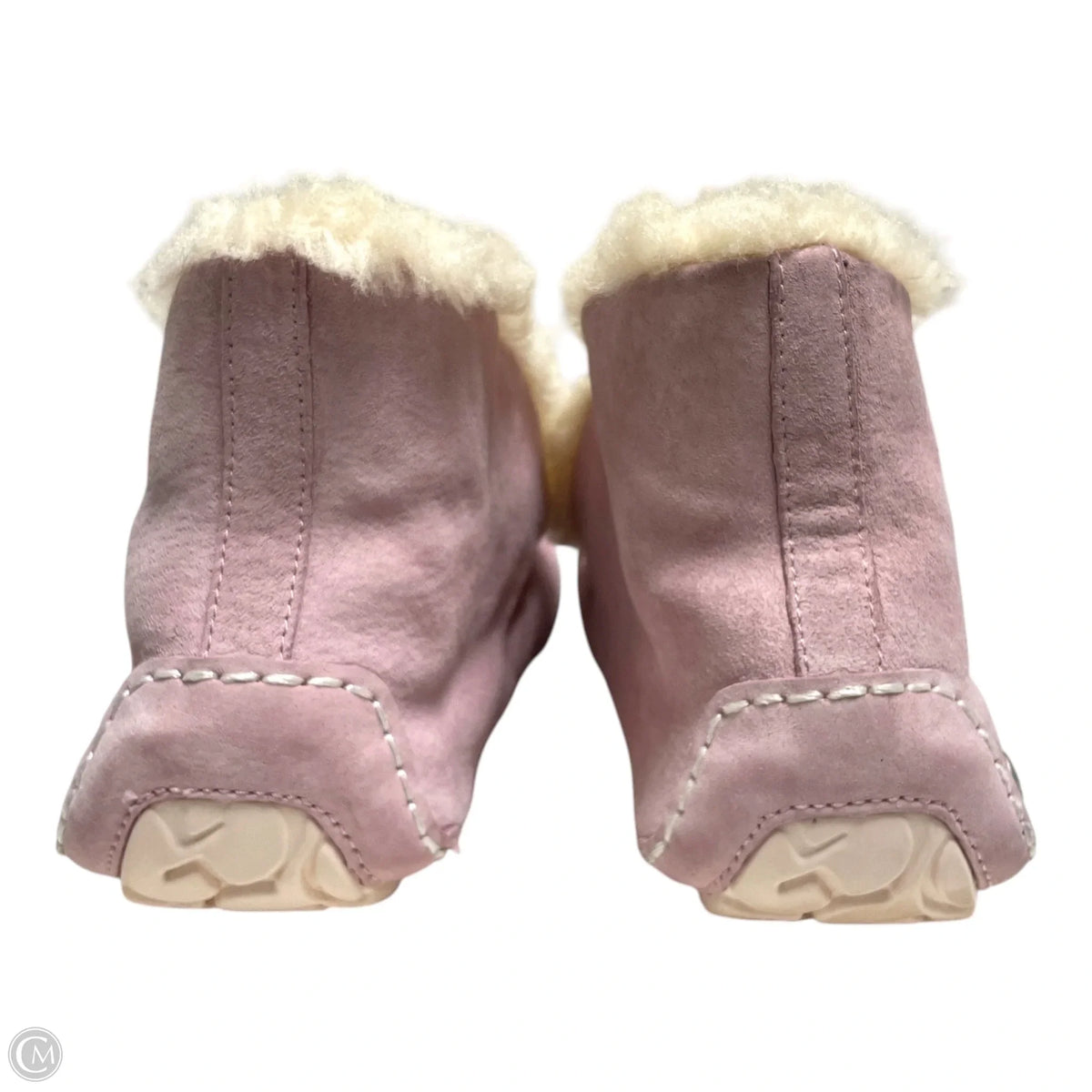 Slippers Designer By Ugg In Pink, Size: 9
