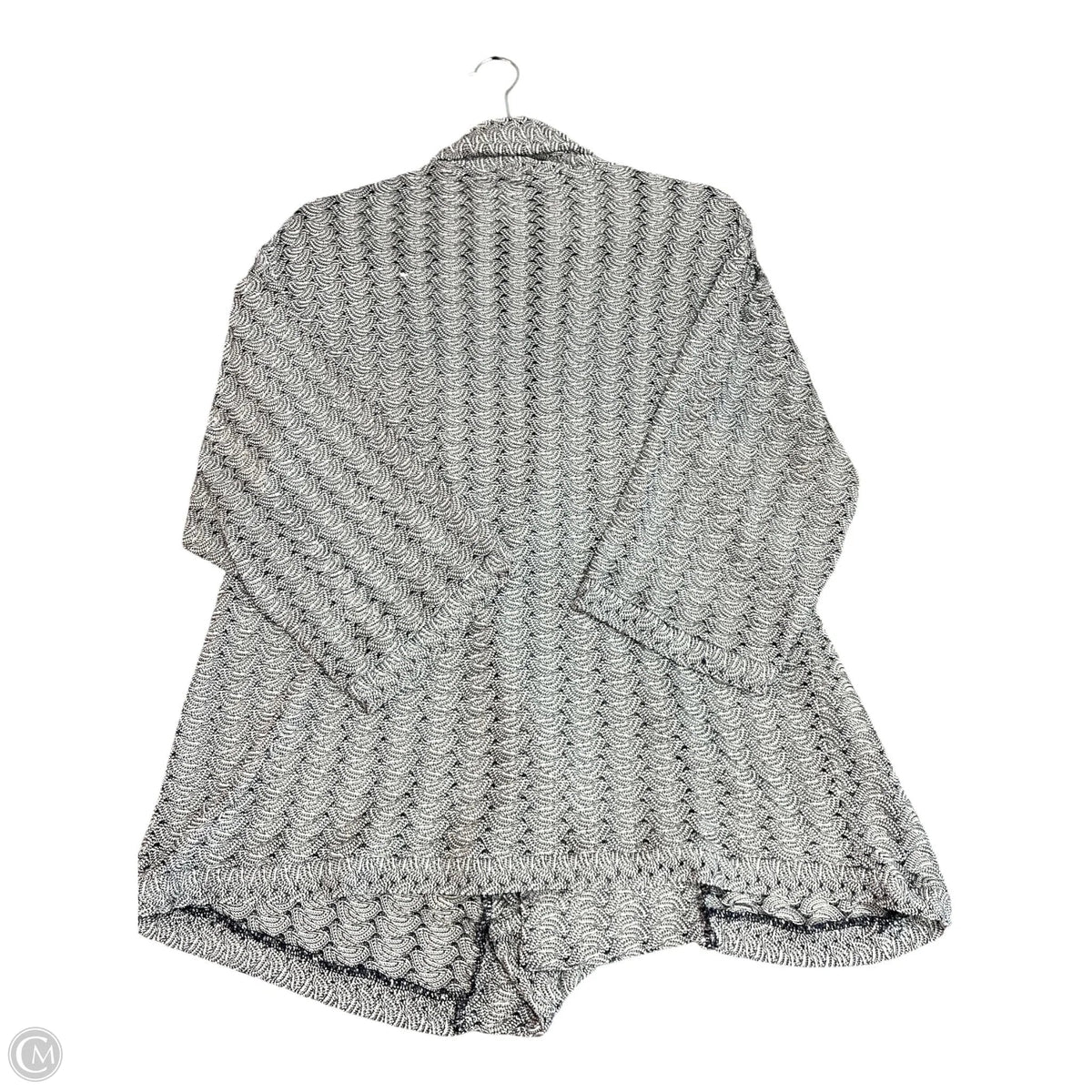 Cardigan By Chicos In Silver, Size: Xl