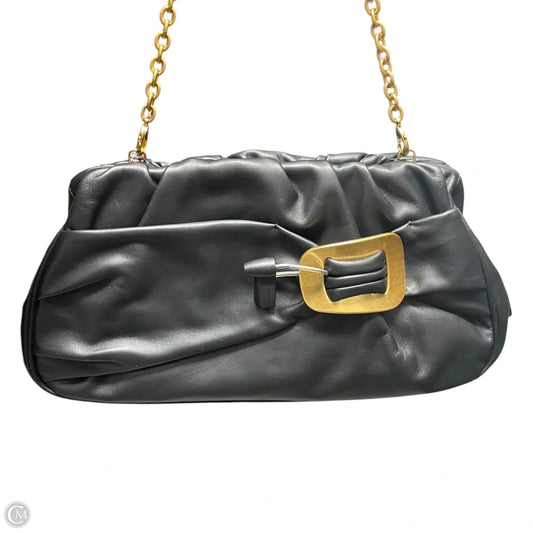 Handbag Leather By Donna Karan, Size: Medium