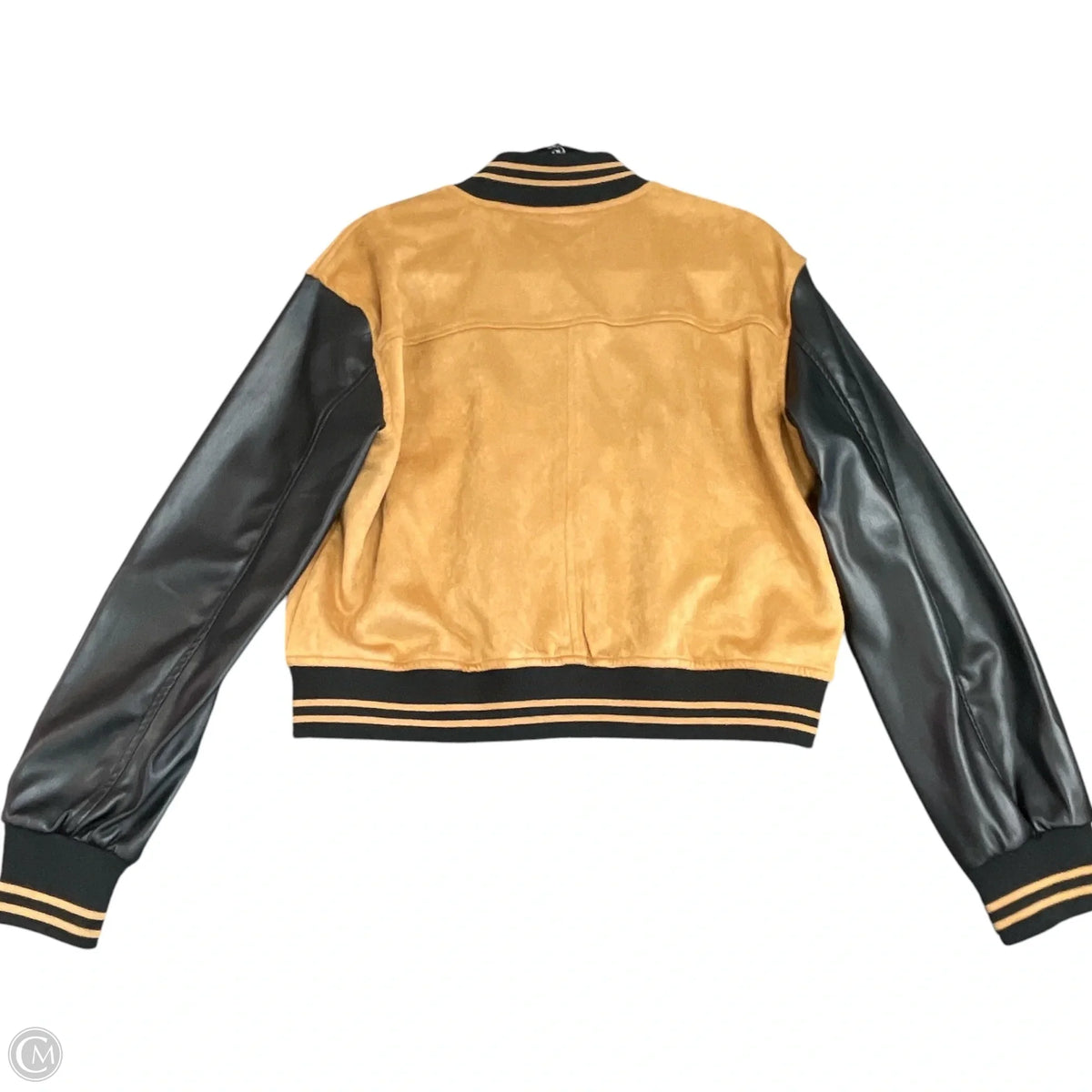 Jacket Other By Blu Pepper In Black & Tan, Size: L