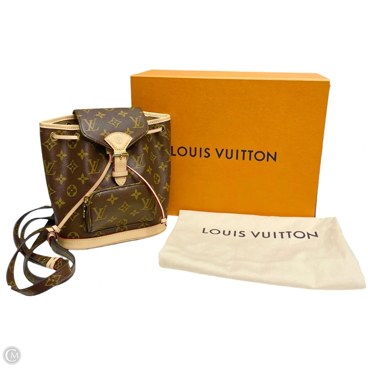 Backpack Luxury Designer By Louis Vuitton, Size: Small