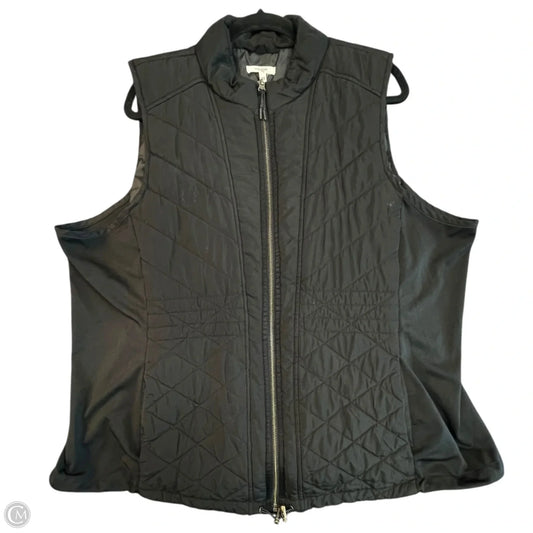 Vest Puffer & Quilted By Maurices In Black, Size: 2x