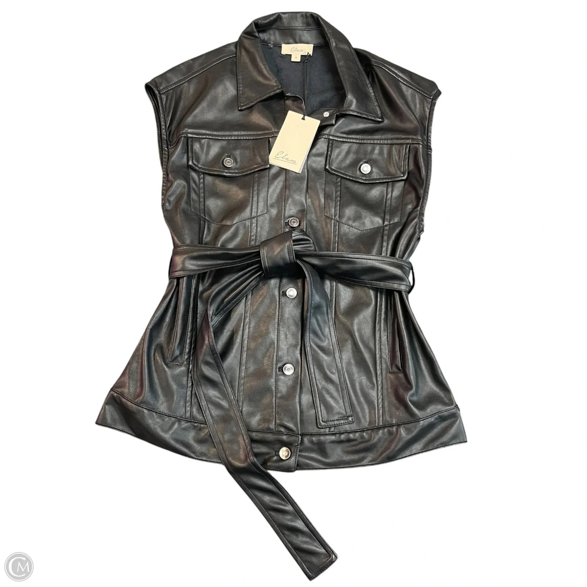 Vest Other By Elan In Black, Size: S