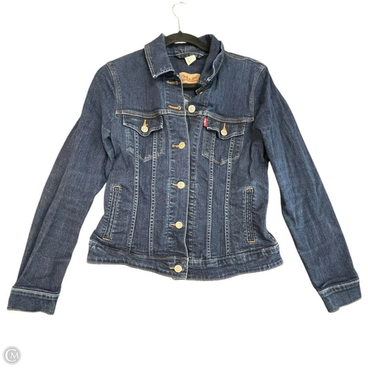 Jacket Denim By Levis In Blue Denim, Size: M