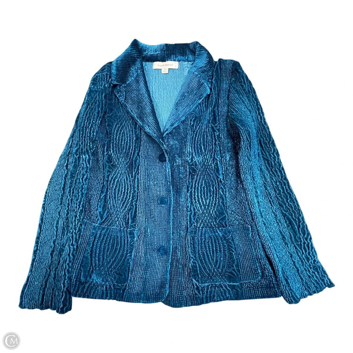 Blazer By Harve Bernard In Teal, Size: 6