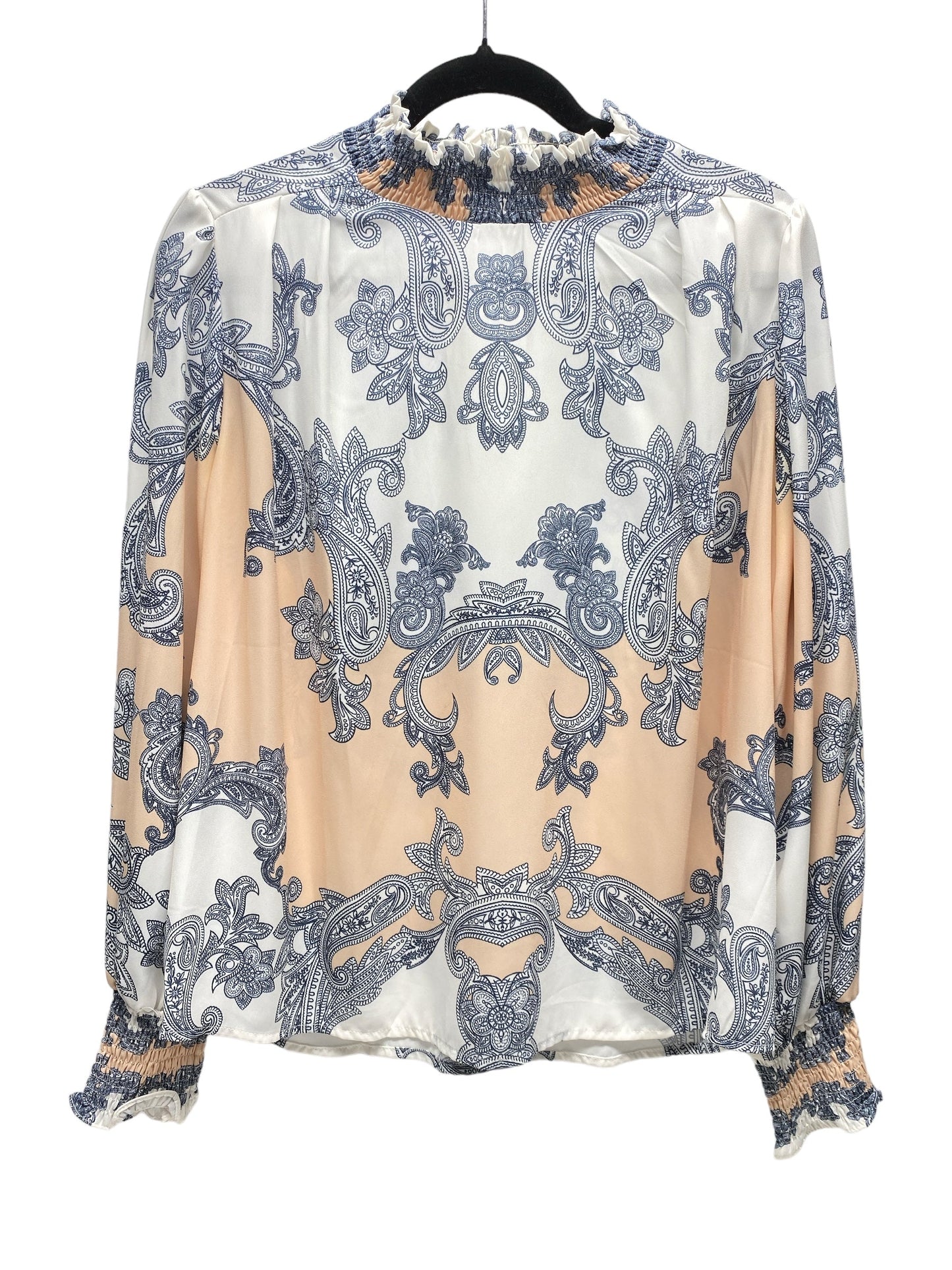 Top Long Sleeve By Clothes Mentor In Floral Print, Size: L