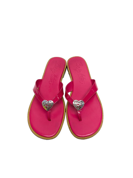 Pink Sandals Designer Brighton, Size 9.5