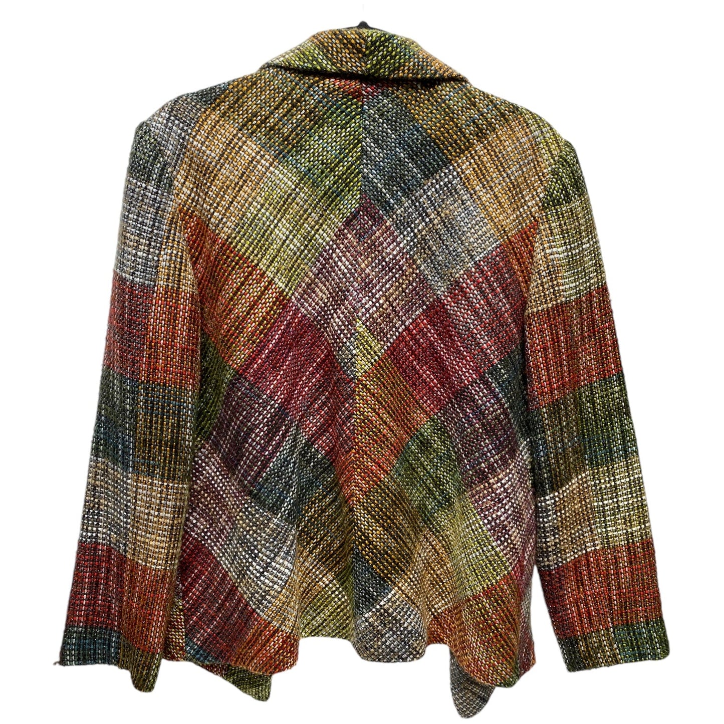 Jacket Other By Chicos In Multi-colored, Size: L