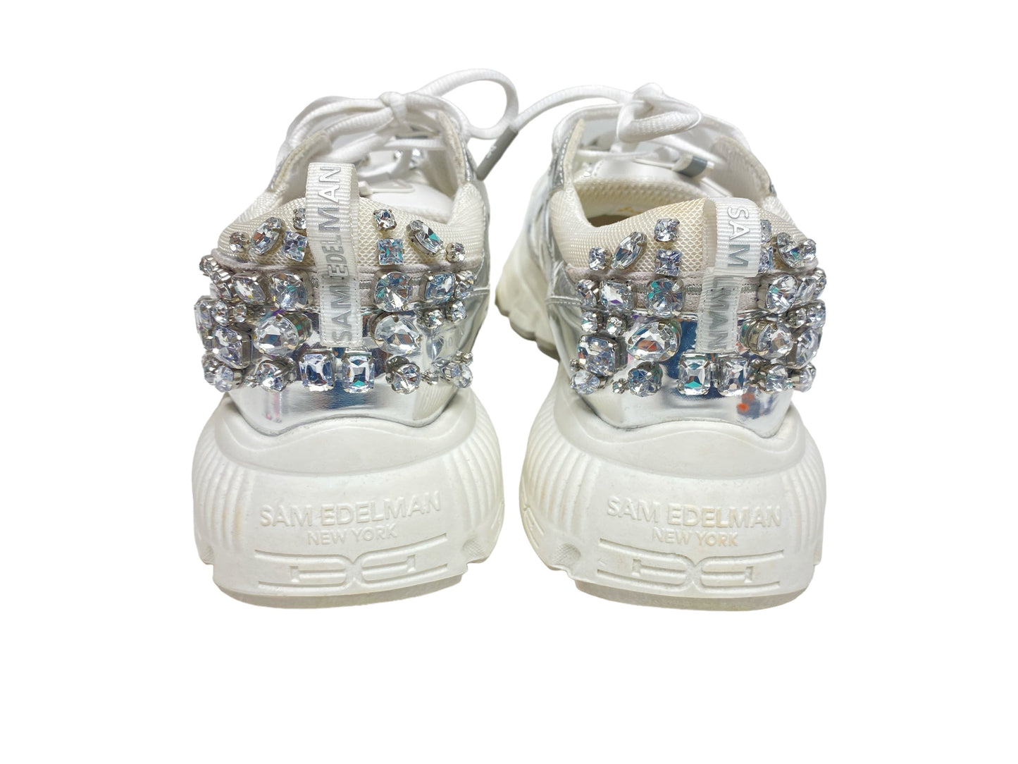 White Shoes Sneakers Sam Edelman, Size 6