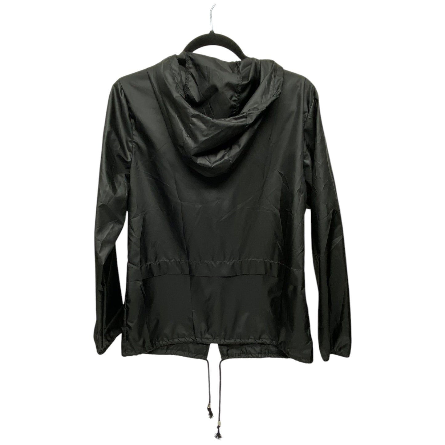 Jacket Windbreaker By Clothes Mentor In Black, Size: S