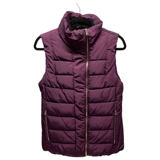 Vest Puffer & Quilted By Calvin Klein In Purple, Size: S