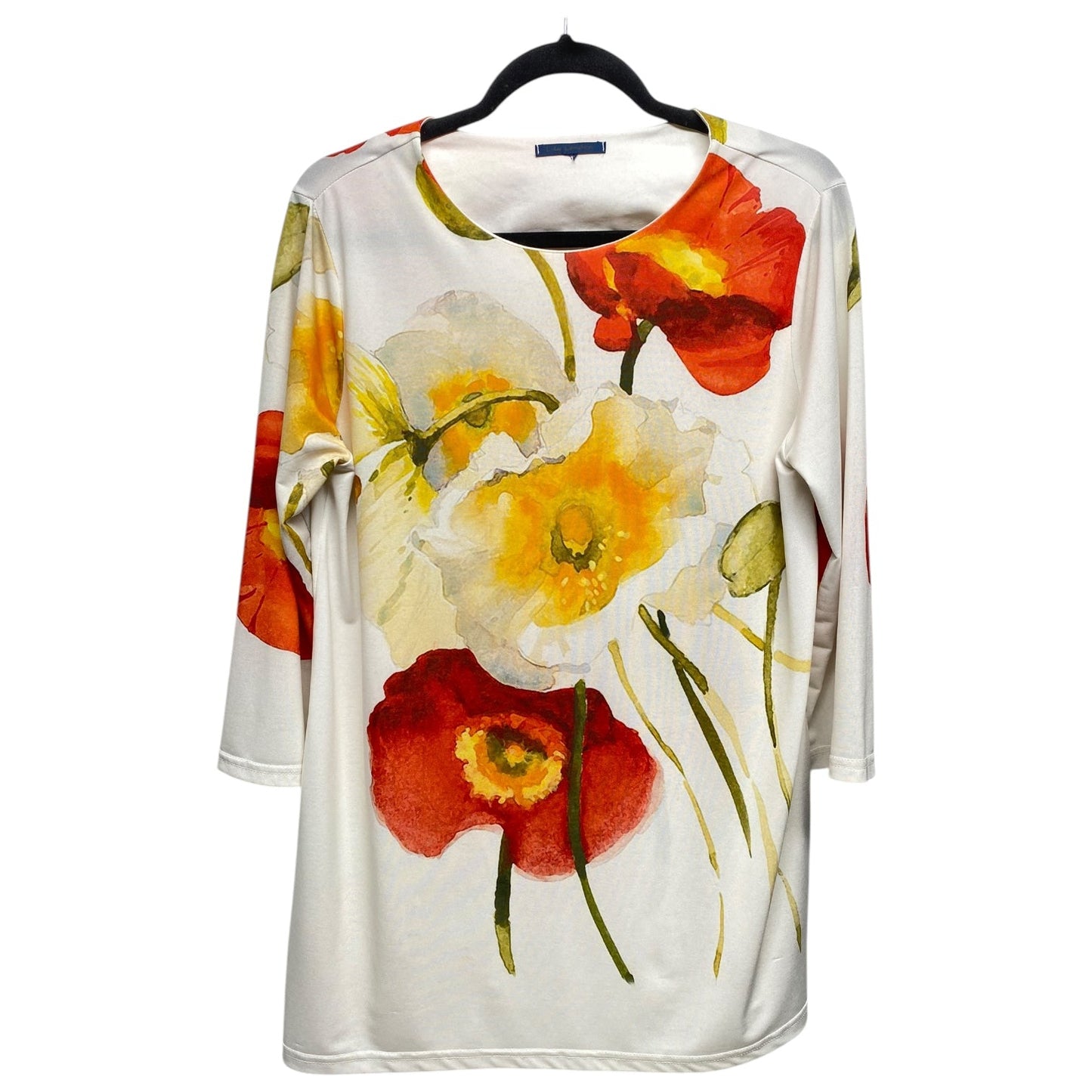 Top Long Sleeve By Clothes Mentor In Floral Print, Size: M